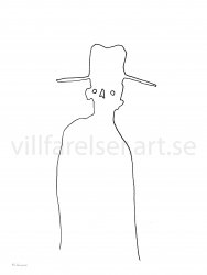 Cowboy, print 30x40 cm