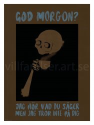 God Morgon, print 30x40 cm