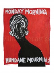 Monday, print 30x40 cm