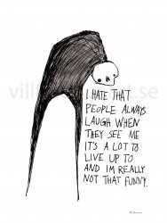 Not That Funny, print 30x40 cm