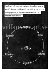 rutiner prints print tavla poster posters depressiva döden Victor ville Johannesson