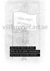 våga vägra prints print tavla poster posters depressiva döden Victor ville Johannesson