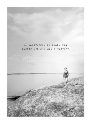 Zoom bild av Villfarelser humor poster print konstapeln