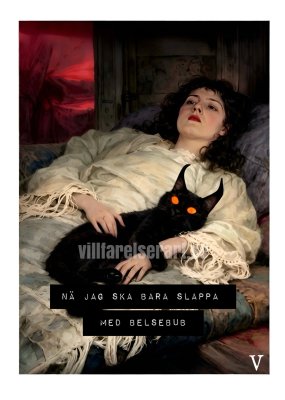 Zoom bild av Belsebub humor poster print villfarelser villfarelserart